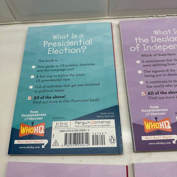 Children's Books Set of 4 What Is Series - Picture 8 of 11